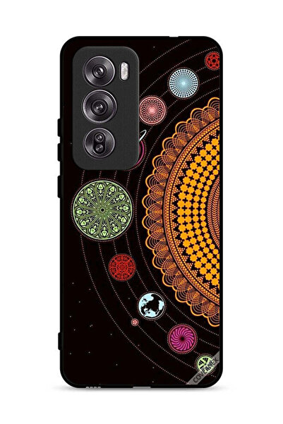 Covernex غطاء حماية Oppo Reno12 Pro 5G بتصميم فن النظام الشمسي الماندالا