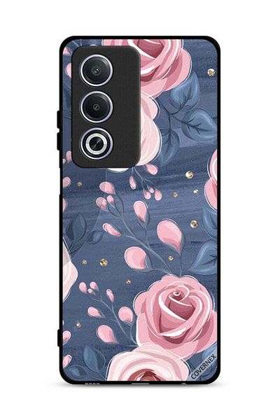 Covernex غطاء حماية لهاتف Oppo A3 Pro 5G بنقشة الورود والأوراق