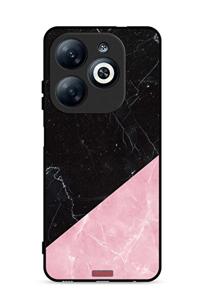 Tolwak غطاء حماية لهاتف Infinix Smart 8 4G بنقشة رخامية