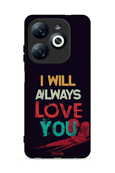 Tolwak غطاء حماية لهاتف إنفينيكس سمارت 8 4G، سأحبك دائمًا