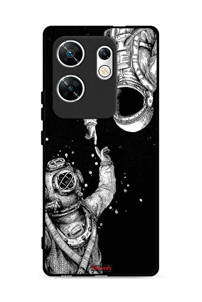 Tolwak غطاء حماية لهاتف Infinix Zero 30 4G بتصميم رواد فضاء