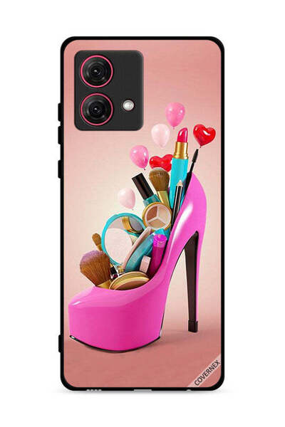 Covernex Motorola Moto G84 5G Protective Case Cover Shoe With Makeup Items