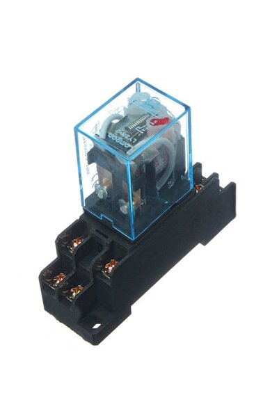 OEM Ρελέ LY2N, 10A 220V, βάση στήριξης σε ράγα DIN, PTF08A