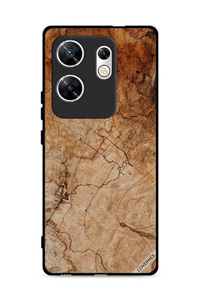 Covernex غطاء حماية لهاتف Infinix Zero 30 4G بنمط خشبي عتيق