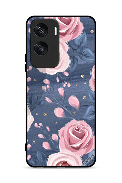 Covernex غطاء حماية لهاتف Honor X50i 5G بنقشة الورود والأوراق