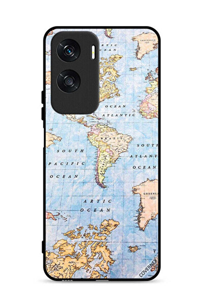 Covernex Honor X50i 5G Protective Case Cover World Map