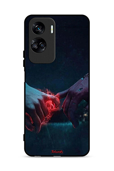 Tolwak غطاء حماية لهاتف Honor 90 Lite 5G، يدين محترقتين