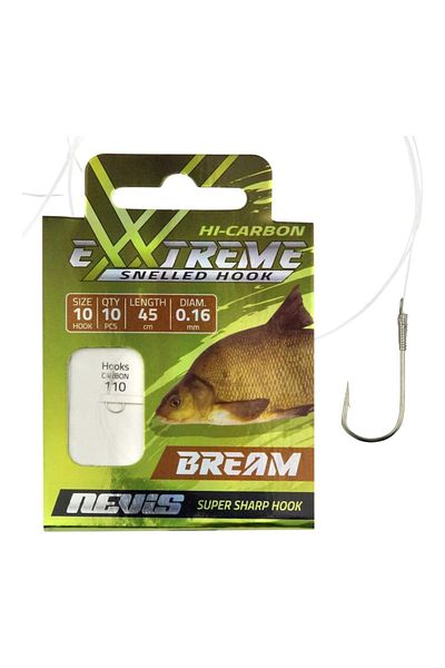 Aqua Carlige Legate Nevis Platica Bream 0.16mm, 45cm 10buc Nr.16