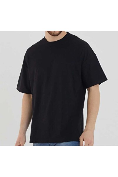 Harajuku Style Μαύρο μεταλλικό εμπριμέ oversized unisex άνετο σετ ρούχων