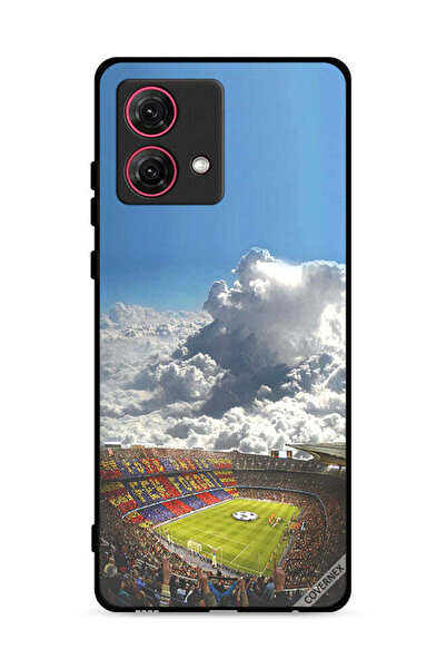 Covernex غطاء حماية لهاتف موتورولا موتو جي 84 5G بتصميم ملعب كرة قدم