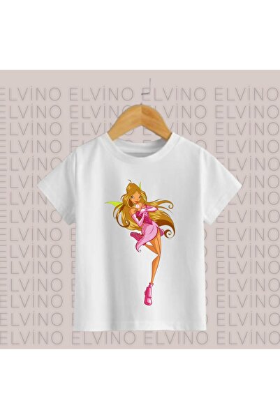 Harajuku Style ياقة دائرية من القطن المطبوع باللون الأبيض للفتيات