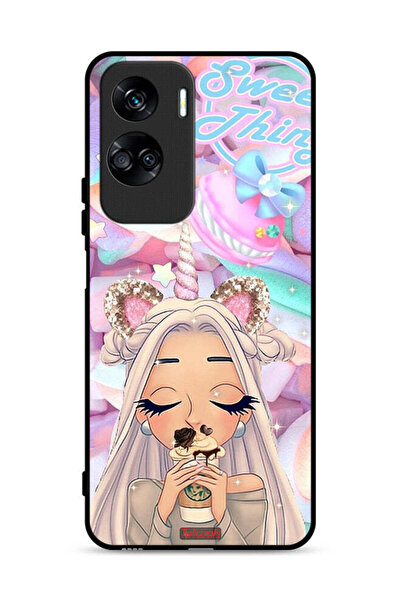 Tolwak غطاء حماية لهاتف Honor 90 Lite 5G بتصميم Sweet Thing
