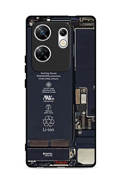 Tolwak غطاء حماية لهاتف Infinix Zero 30 4G بنمط دائرة الهاتف