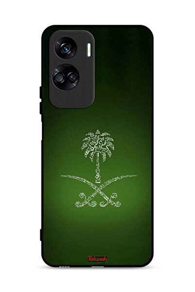 Tolwak غطاء حماية لهاتف Honor 90 Lite 5G بعلامة المملكة العربية السعودية القديمة