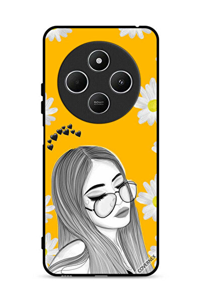 Covernex غطاء حماية لهاتف شاومي ريدمي 14R 5G برسومات فنية لفتاة