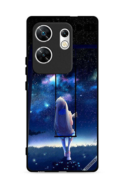 Covernex غطاء حماية لهاتف Infinix Zero 30 4G بطبعة فتاة حزينة