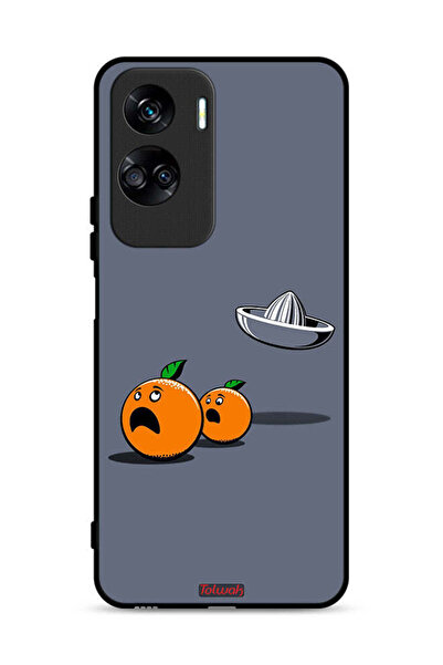 Tolwak غطاء حماية لهاتف Honor 90 Lite 5G بتصميم فني رقمي بسيط وفكاهي