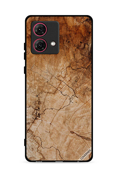 Covernex Motorola Moto G84 5G Protective Case Cover Vintage Wooden Pattern