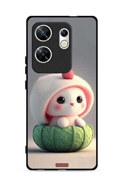 Tolwak غطاء حماية لهاتف Infinix Zero 30 4G بتصميم أرنب صغير لطيف