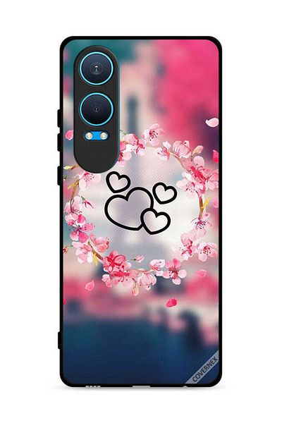 Covernex غطاء حماية لهاتف OnePlus Nord CE4 Lite 5G بنقشة قلوب فنية