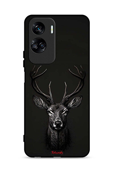 Tolwak غطاء حماية لهاتف Honor 90 Lite 5G برسومات غزال رقمية