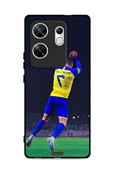 Tolwak غطاء حماية لهاتف Infinix Zero 30 4G بطبعة كريستيانو رونالدو