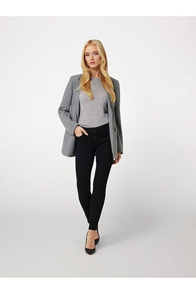 Guess Black Skinny Cut Women's Jean Trousers - Curve X