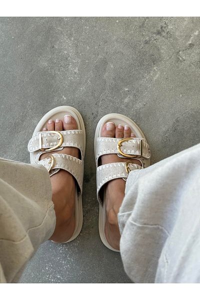 Banksy Sona Women's Embroidered Slippers