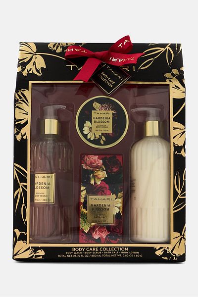 Tahari 4 Piece Rose, Jasmine Spa Set 850ml