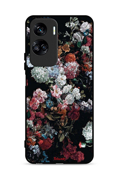 Tolwak غطاء حماية لهاتف Honor 90 Lite 5G بنقشة الورود العتيقة