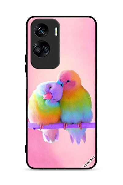 Covernex غطاء حماية لهاتف Honor 90 Lite 5G بنقشة طيور لطيفة