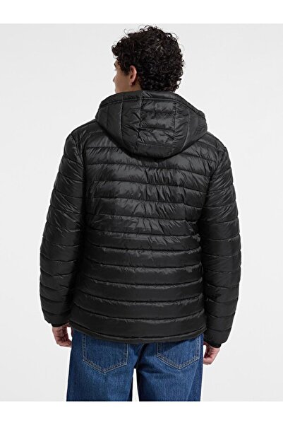 Guess Ανδρικό παλτό με κουκούλα Gj