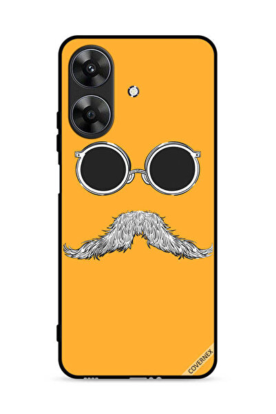 Covernex غطاء حماية لهاتف Realme Note 60 4G برسومات نظارات وشارب