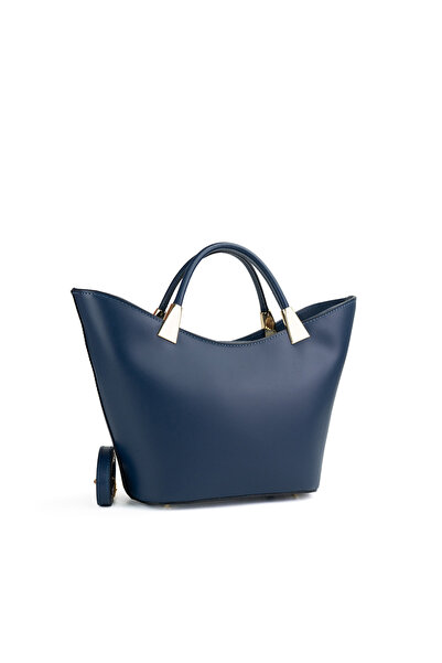 Posete Fagaras Poseta Piele Maia - Bleumarin, Geanta Casual din Piele Natural...