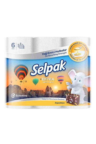 Selpak Professional Oil Absorbent 6-Piece Paper Towels