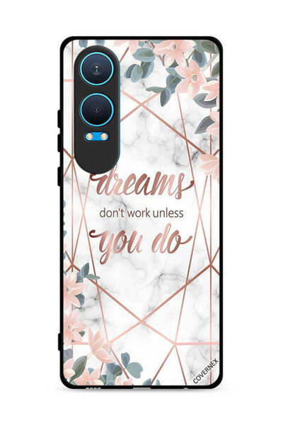 Covernex غطاء حماية لهاتف OnePlus Nord CE4 Lite 5G الأحلام لا تتحقق إلا إذا ف...