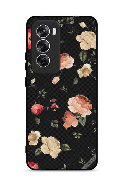 Covernex غطاء حماية لهاتف Oppo Reno12 5G بخلفية فنية زهرية
