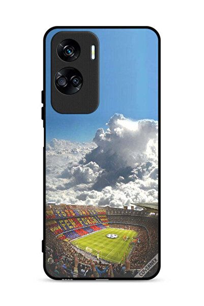 Covernex غطاء حماية لهاتف Honor 90 Lite 5G بتصميم ملعب كرة قدم