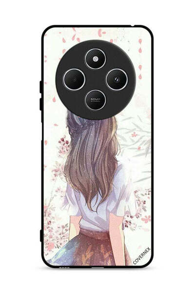 Covernex غطاء حماية لهاتف شاومي ريدمي 14 سي 4G، فتاة لطيفة في تفكير عميق