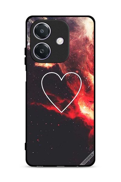 Covernex غطاء حماية Oppo A3x 5G بتصميم قلب في الفضاء