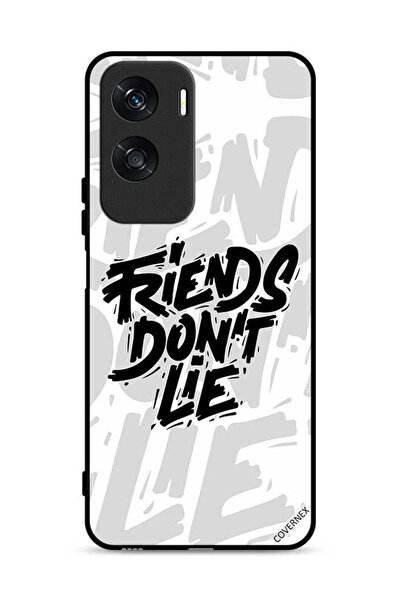 Covernex غطاء حماية لهاتف Honor X50i 5G بطبعة "أصدقاء الخط لا يكذبون"