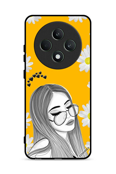 Covernex جراب واقٍ لهاتف Oppo Reno12 F 4G برسومات فنية لفتاة