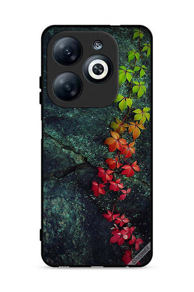 Covernex غطاء حماية لهاتف Infinix Smart 8 4G بأوراق جميلة