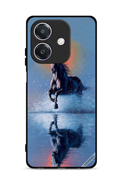 Covernex غطاء حماية Oppo A3x 5G برسم حصان يركض في الماء