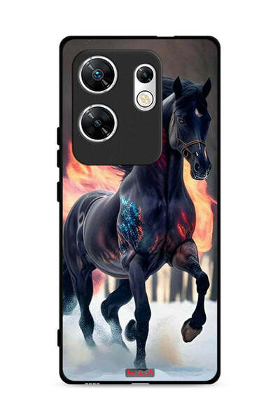 Tolwak غطاء حماية لهاتف Infinix Zero 30 4G بتصميم حصان عالي الوضوح