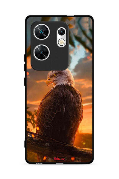 Tolwak غطاء حماية لهاتف Infinix Zero 30 4G بتصميم النسر