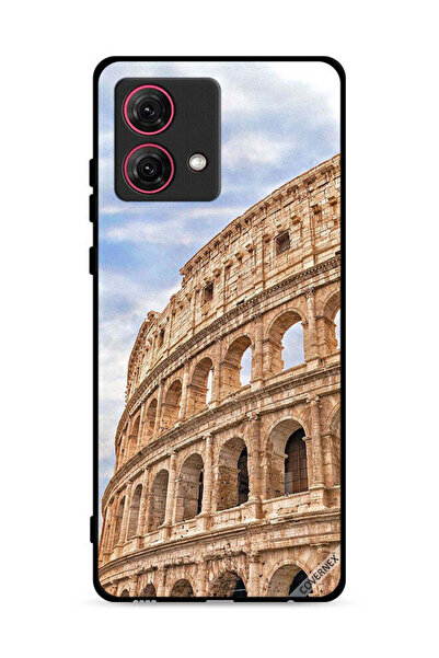 Covernex غطاء حماية لهاتف موتورولا موتو جي 84 5 جي بتصميم مبنى عتيق