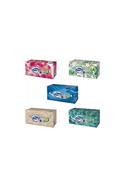 Zewa Servetele faciale Deluxe Design 3 straturi 5 cutii cu 90 bucati