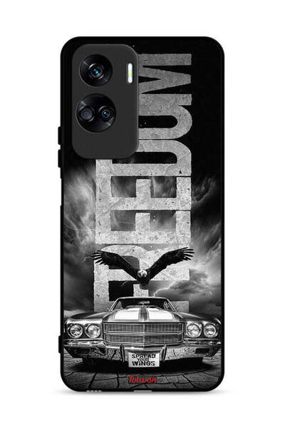 Tolwak غطاء حماية لهاتف Honor 90 Lite 5G بنقشة Freedom Art
