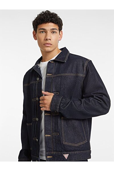 Guess Jeans Erkek Denim Ceket